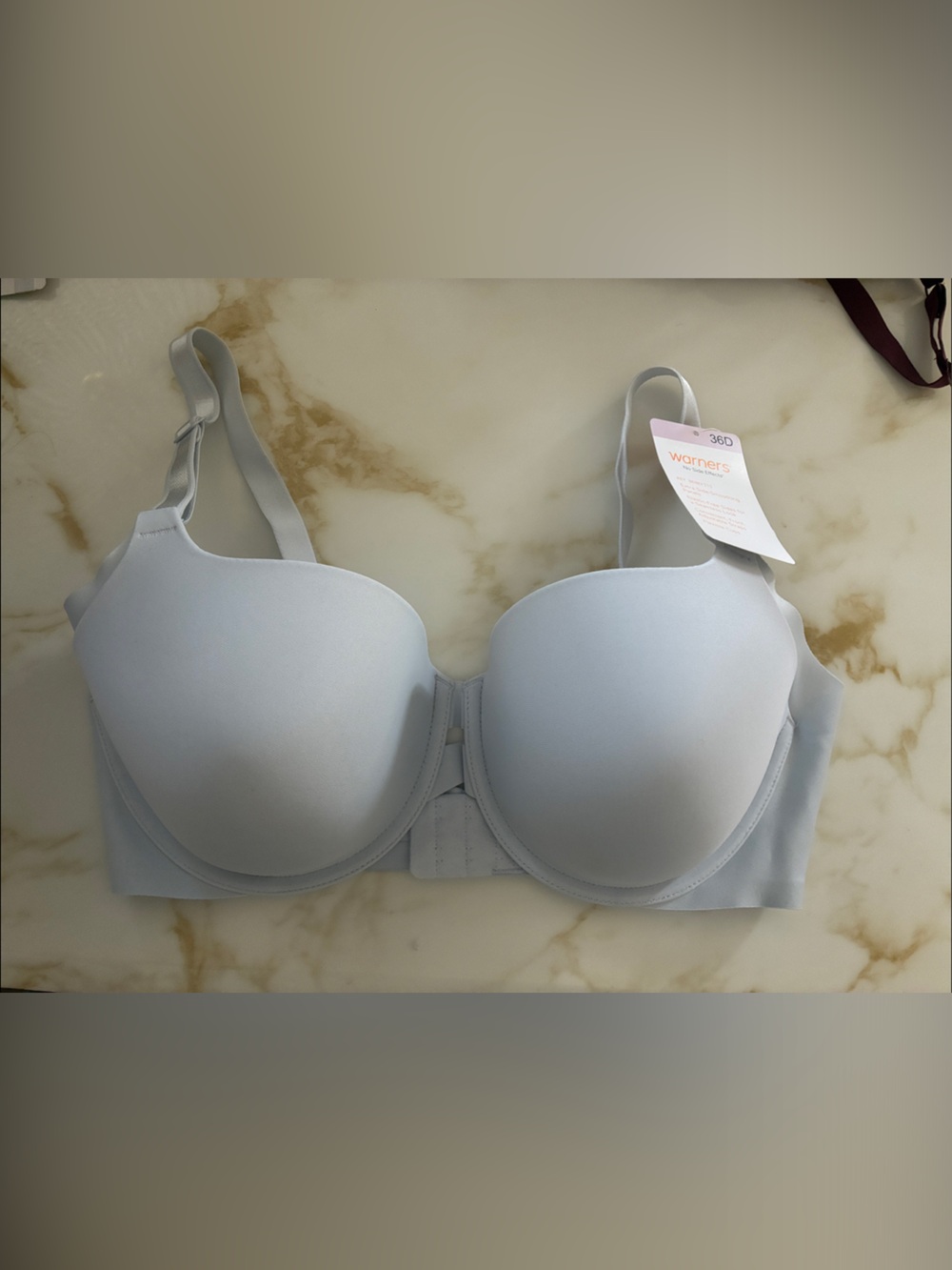 Warner's Light Blue Seamless T-Shirt Bra